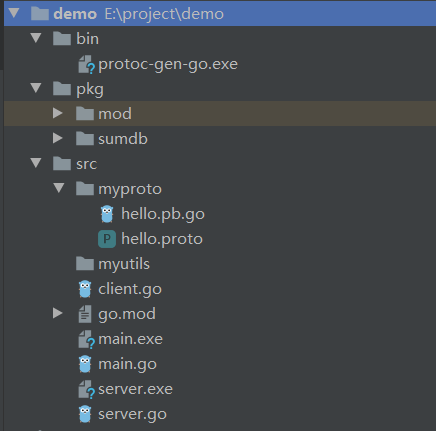Protobuf+gRpc Go语言微服务组件搭建