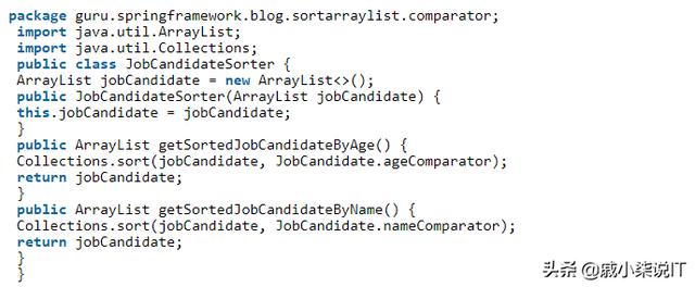 Java ArrayList的不同排序方法