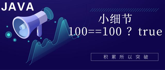 谈一谈Java中100==100为true？