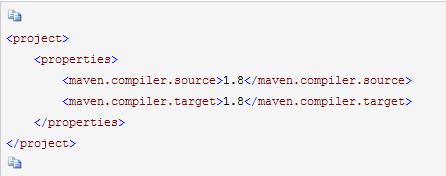 如何在maven pom.xml文件中设置Java编译器版本