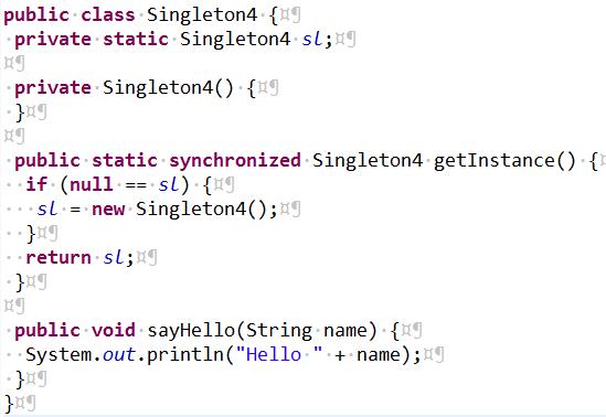 Java单例模式的学习笔记