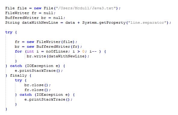 Java写入文件的四种方式，及其用法差异