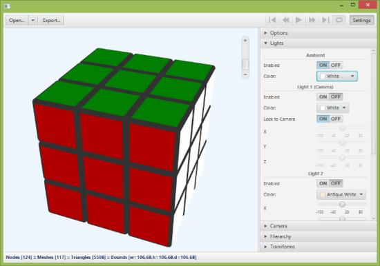 RubikFX:用JavaFX 3D解决魔方难题（1）