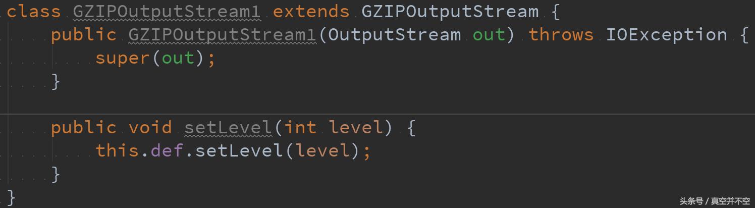 Java中GZIPOutputStream压缩等级更改