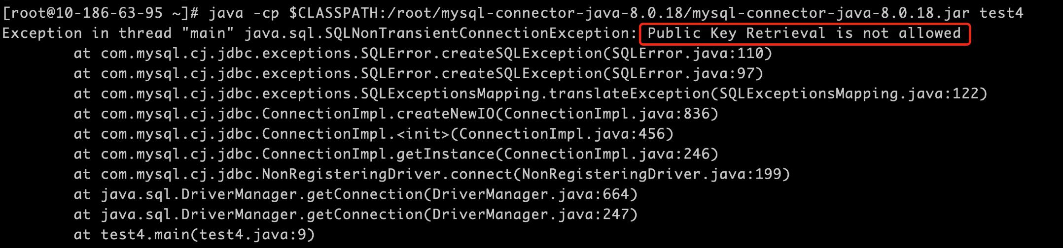 故障分析 | Java 连接 MySQL 8.0 排错案例