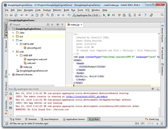 java开发工具IDEA JVM框架教程：Google App Engine